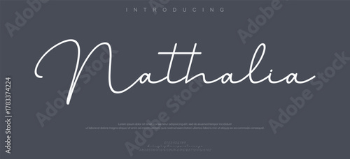 A smooth and elegant handwritten font with a natural signature flow, perfect for branding, logos, and invitations.
