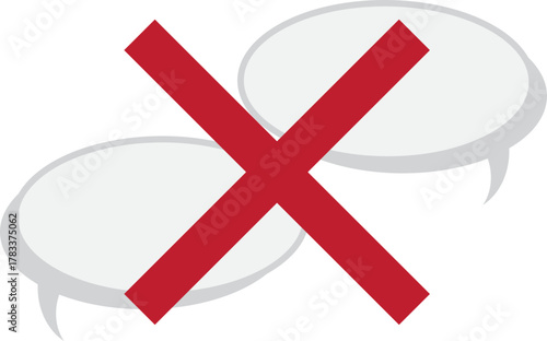 대화 금지 수다 금지 톡 금지