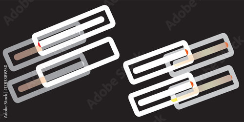 gray shade horizontal lines vector pattern