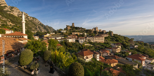 View of Kruje in Albania
