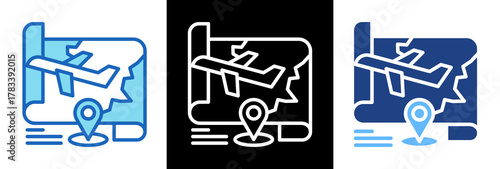 Travel Guidance triplestyle icon