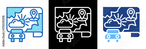 Gps triplestyle icon