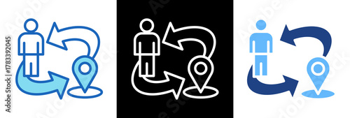 Position triplestyle icon