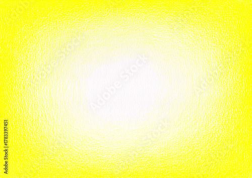 Hand Drawn Light Yellow Painted Gradient Frame on White Paper Texture Background. Use Canson Fine Face Paper 100 Pounds A5 with Light Lemon 21 Renaissance Artists' Coloured Pencil. From Scanner