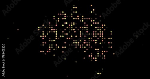 Particle Stream Forming Australia Outline