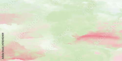 Abstract blurred beautiful soft cloud background with a pastel multicolored gradien.Abstract gradient of peaceful nature. Beautiful summer and spring.