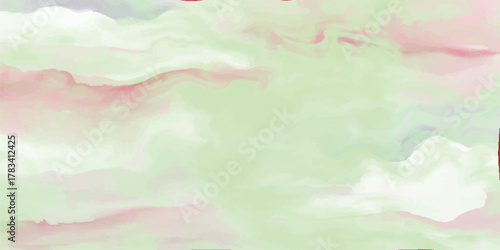 Abstract blurred beautiful soft cloud background with a pastel multicolored gradien.Abstract gradient of peaceful nature. Beautiful summer and spring.
