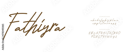  A luxurious modern calligraphy font featuring elegant swashes and graceful loops — perfect for invitations, feminine logos, and romantic projects.