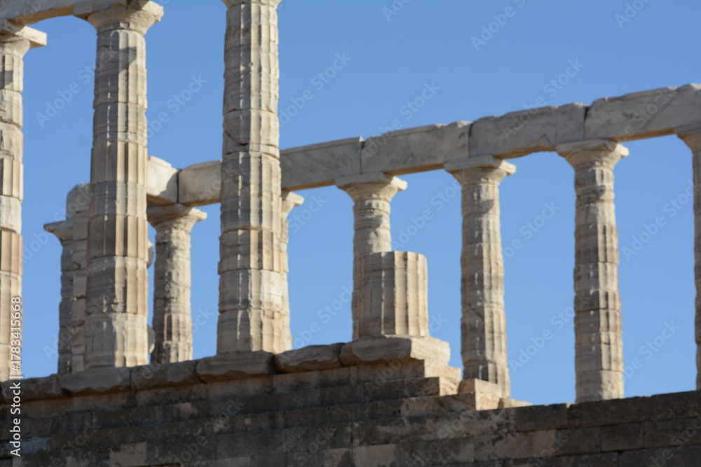Fototapeta premium Greece, Athens, ancient ruins and monuments, nature, flora and fauna,