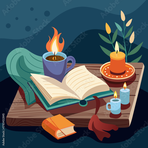 Winter Reading and Candlelight