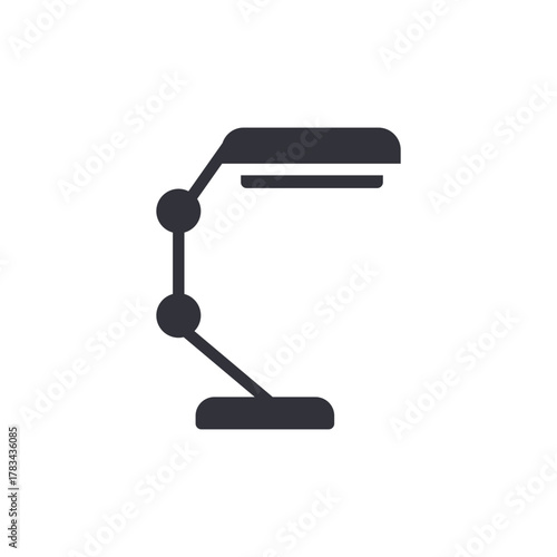 Modern Desk Lamp Adjustable Light Source Symbol