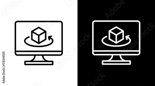 Software Architecture  White Icon Set Design