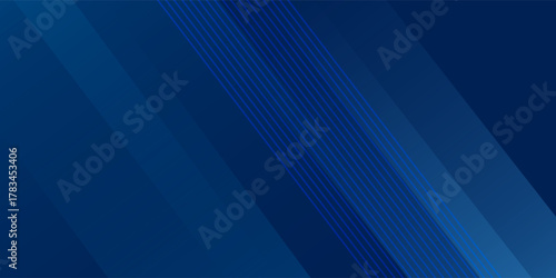 modern blue abstract background with elegant bright diagonal lines