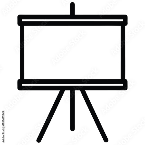 whiteboard icon on white