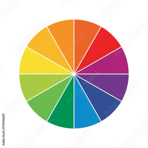 Soft and Pale Rainbow Circle