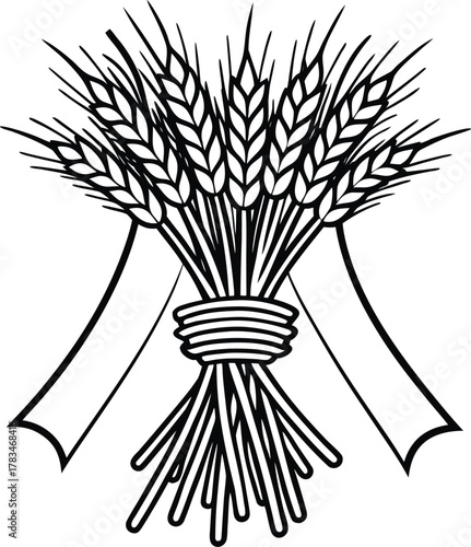 Hand drawn cartoon pizza slice illustration with toppings