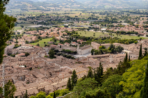 Gubbio, Umbria, Italy. Glimpses and panoramas