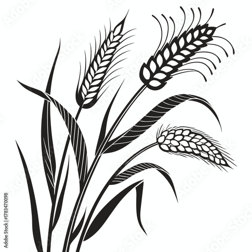 Quirky pineapple character in sunglasses hand drawn doodle art