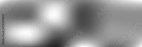 Silver foil background with metal mirror texture. Chrome gradient surface with light gloss simple abstract. Vector Illustration