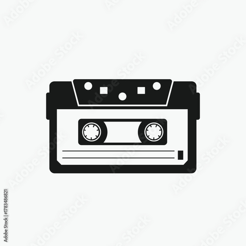 retro cassette tape, Audio Cassette vector