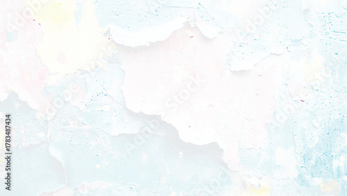 Old distressed blue wall detail