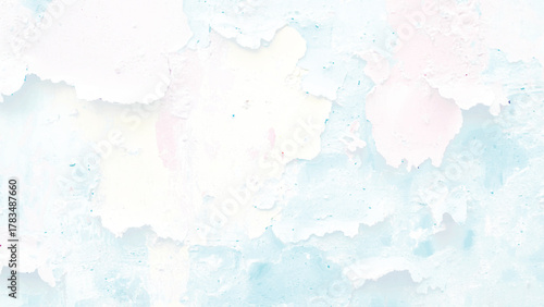 Old distressed blue wall detail