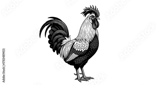 Abstract geometric shapes and lines in a dynamic composition