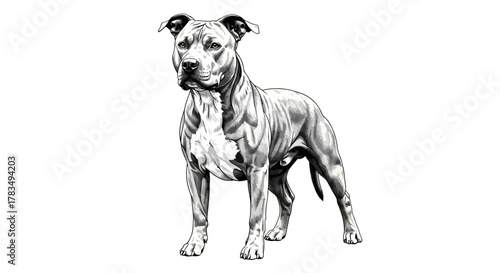 Wallpaper Mural Abstract geometric shapes with flowing lines and gradients Torontodigital.ca