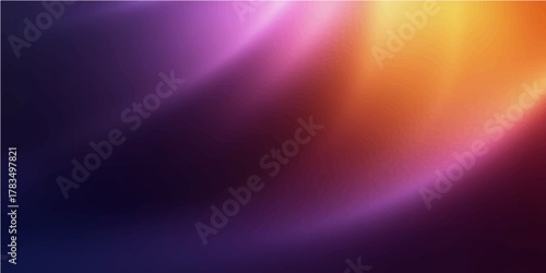 Abstract colorful light wave pattern motion backdrop with a purple and blue glow