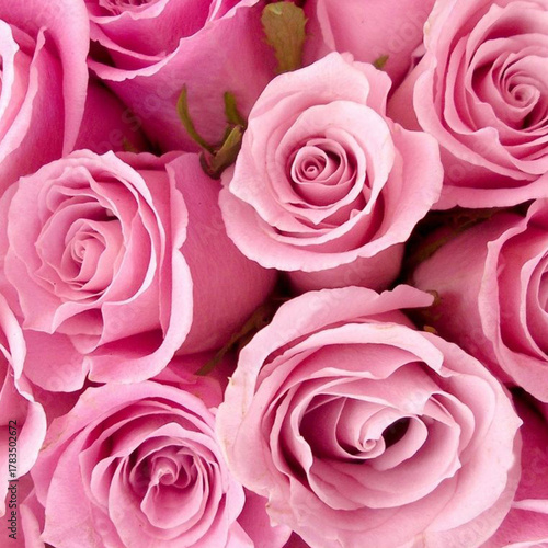 Close up of a bouquet of soft pink roses rose bouquet floral