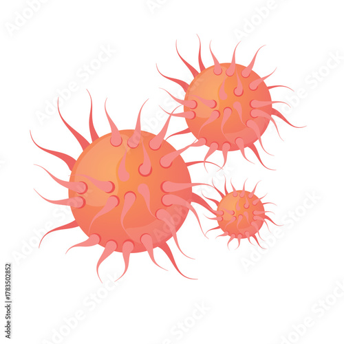 Gonorrhea Vector Illustration healthcare visuals, illustrating infectious disease, modern treatment, and global health awareness