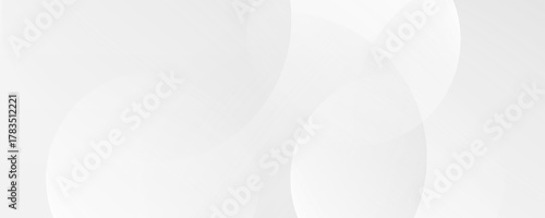 Abstract background with gray circle. White and grey abstract modern transparency circle presentation background. Vector circles template vector design. Object web design. Round shape. Minimal poster