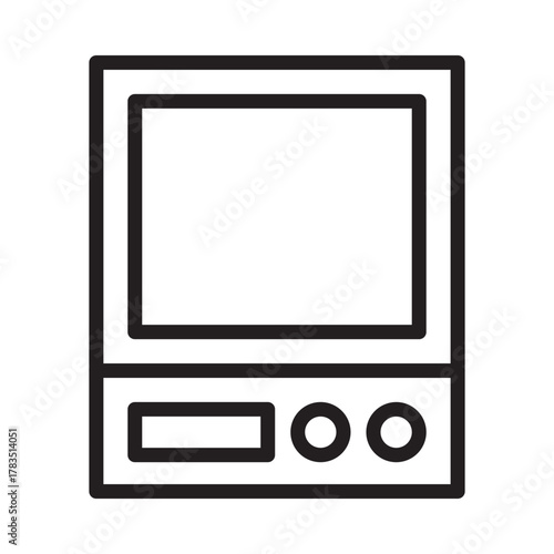 vector illustration of a digital tablet