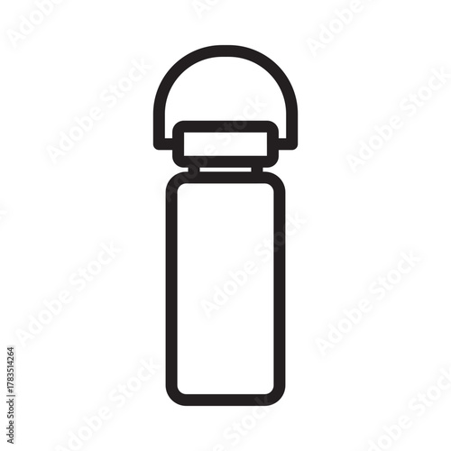 blank white bottle