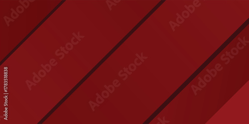 PrintRed line with white architecture futuristic background minimal concept vector illustration subtle design.