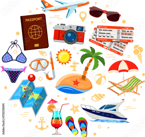 Vacation and Tourism Concept