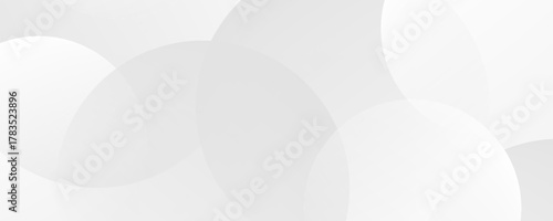 Abstract background with gray circle. White and grey abstract modern transparency circle presentation background. Vector circles template vector design. Object web design. Round shape. Minimal poster