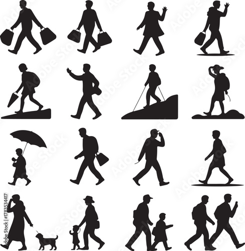 Athlete Running & Jogging Silhouette Bundle

Dynamic Sports Action Human Silhouette Pack

Marathon, Sprint & Fitness Running Vector Set

Outdoor Activity Running Walking Silhouette Collection

High-En