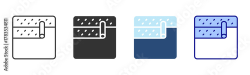 Wallpaper Icon Set. Designed In Multi Style