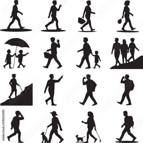 Athlete Running & Jogging Silhouette Bundle

Dynamic Sports Action Human Silhouette Pack

Marathon, Sprint & Fitness Running Vector Set

Outdoor Activity Running Walking Silhouette Collection

High-En