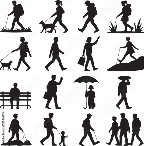 Running and Walking Silhouette Vector Bundle

Dynamic Athlete Movement Silhouette Pack

Fitness & Outdoor Activity Pose Collection

Human Motion Running Walking Vector Set

Sporty Action Silhouette Bu