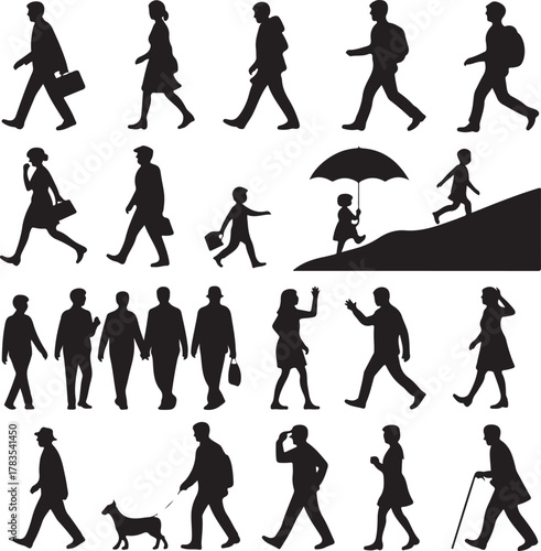 Running and Walking Silhouette Vector Bundle

Dynamic Athlete Movement Silhouette Pack

Fitness & Outdoor Activity Pose Collection

Human Motion Running Walking Vector Set

Sporty Action Silhouette Bu