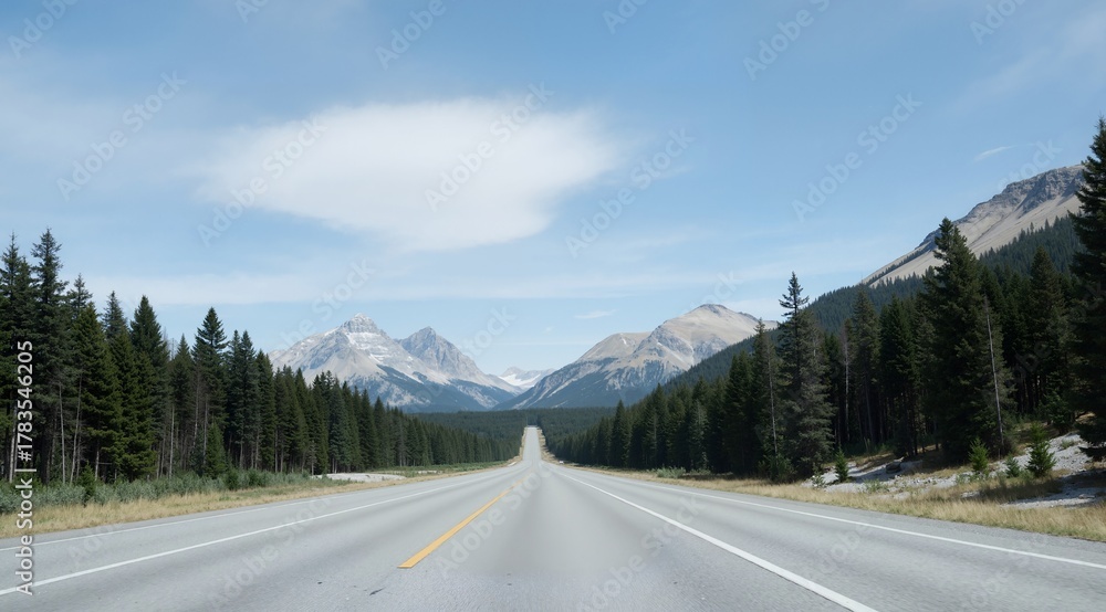 Fototapeta premium road in mountains