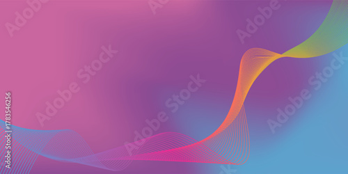 Pattern gradient vector wallpaper for backdrop. line, concept, creative, gradation, blur