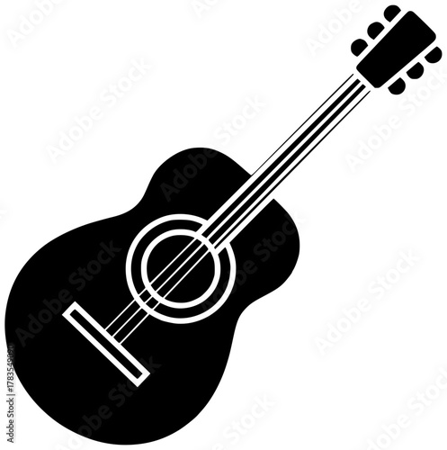 music illustration guitar silhouette concert logo instrument icon musical outline art rock sound melody classical icon jazz musician song shape adults vector graphic background