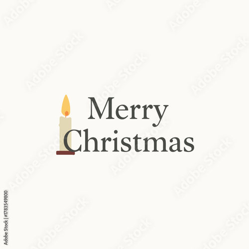 Merry Christmas wishes with a candle: A warm and inviting Christmas greeting is presented, featuring the iconic Merry Christmas message alongside an elegant candle.