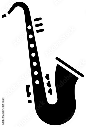 music illustration sound silhouette saxophone logo musical icon instrument outline jazz gold alto art band classical closeup festival melody shape marketing vector graphic background