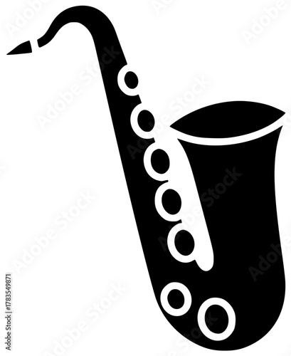music illustration sound silhouette saxophone logo musical icon instrument outline jazz gold alto art band classical closeup festival melody shape marketing vector graphic background