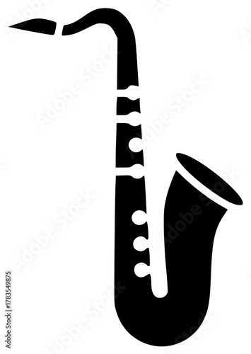 music illustration sound silhouette saxophone logo musical icon instrument outline jazz gold alto art band classical closeup festival melody shape marketing vector graphic background