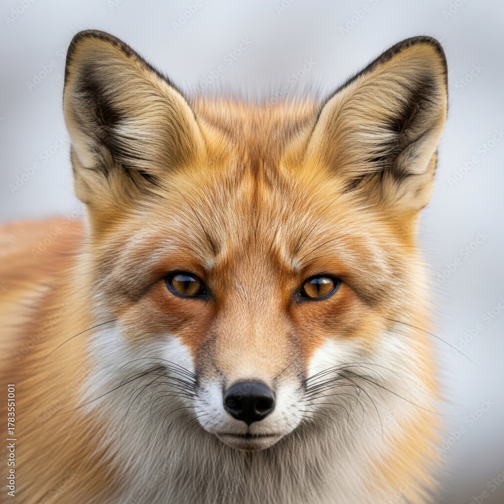 Fototapeta premium Close-up Portrait of a Red Fox
